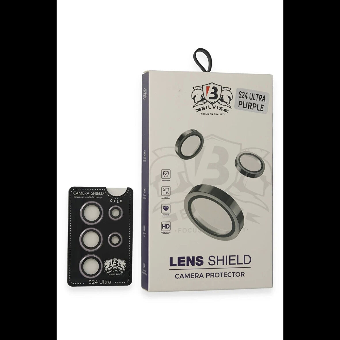 Newface Samsung Galaxy S24 Ultra Bilvis Titan Kamera Lens - Derin Mor