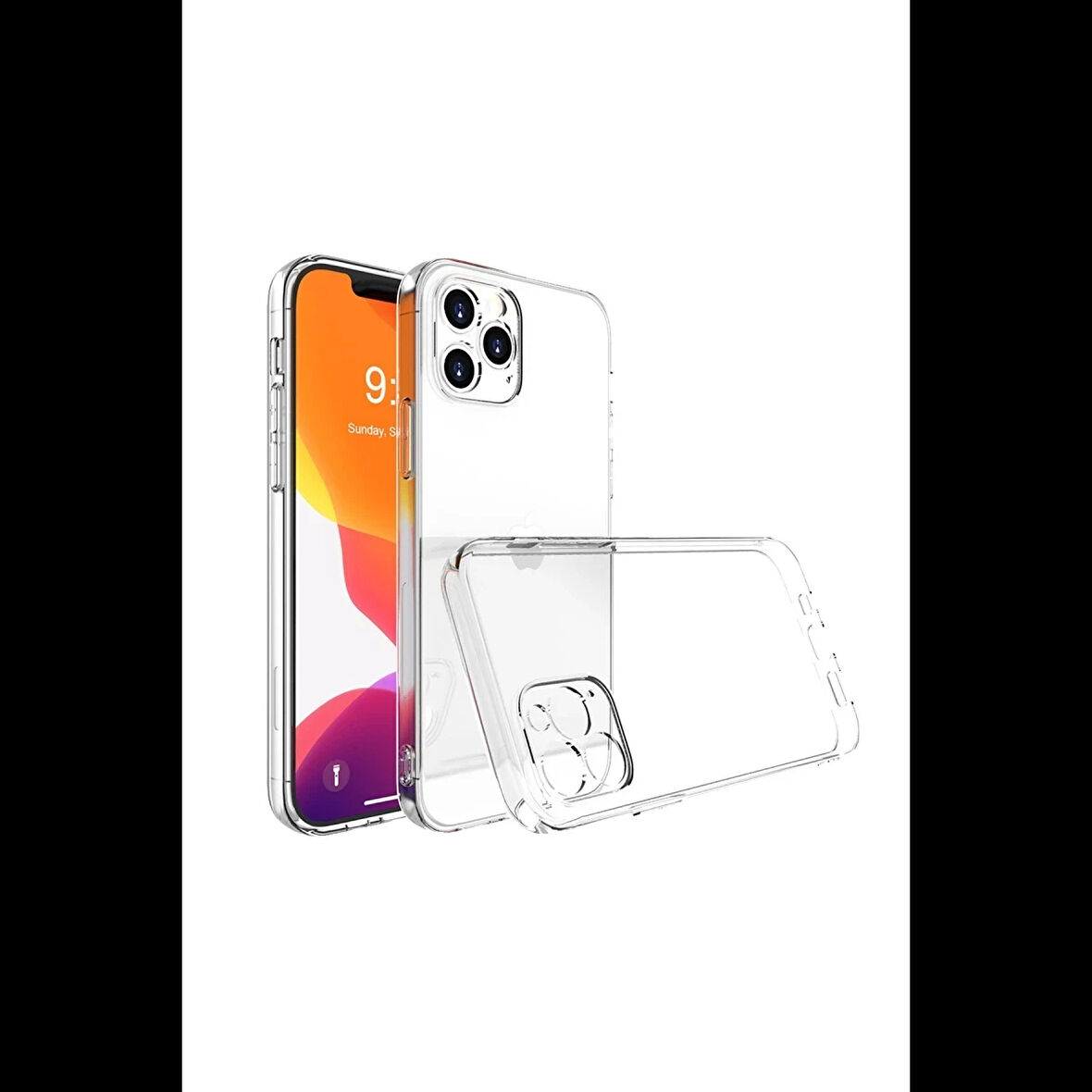 Newface iPhone 14 Pro Kılıf Lüx Şeffaf Silikon