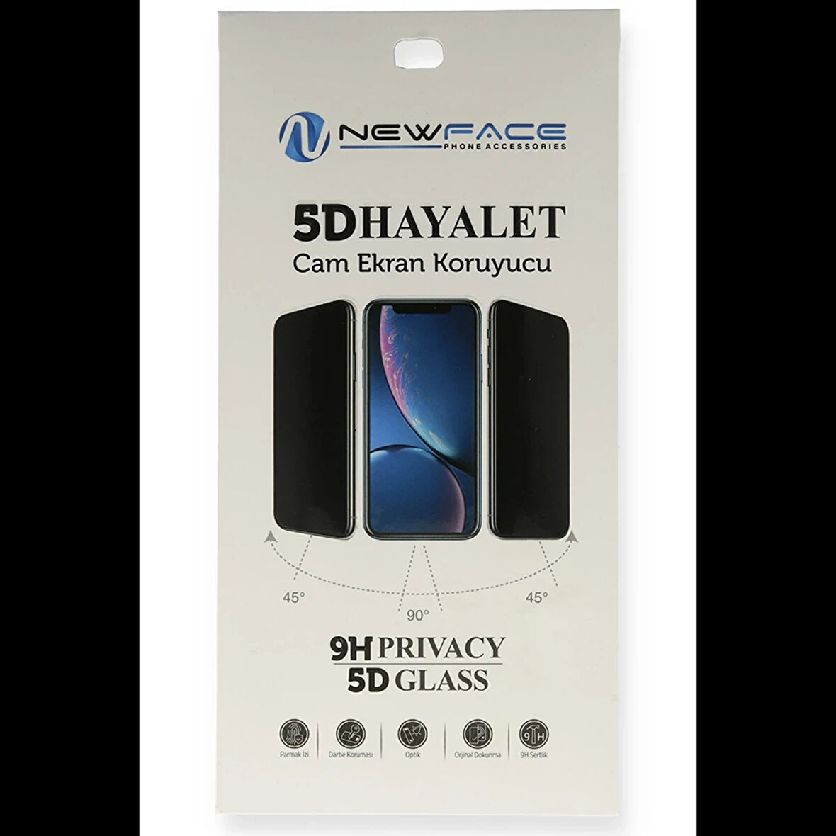 Newface Samsung Galaxy M52 5G 5D Hayalet Cam Ekran Koruyucu