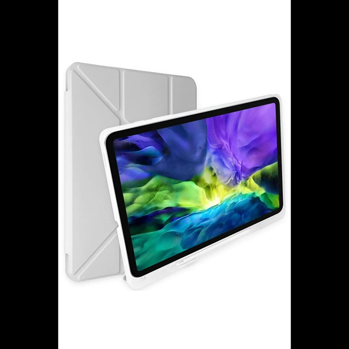 Newface Samsung Uyumlu Galaxy P610 Tab S6 Lite 10.4 Kılıf Kalemlikli Mars Tablet Kılıfı