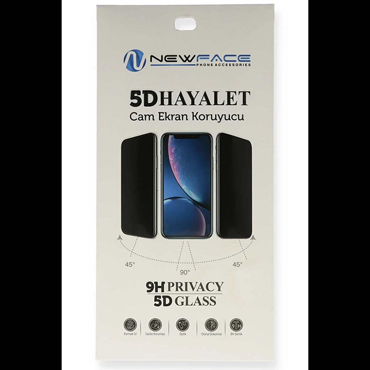 Newface Realme C2 5D Hayalet Cam Ekran Koruyucu