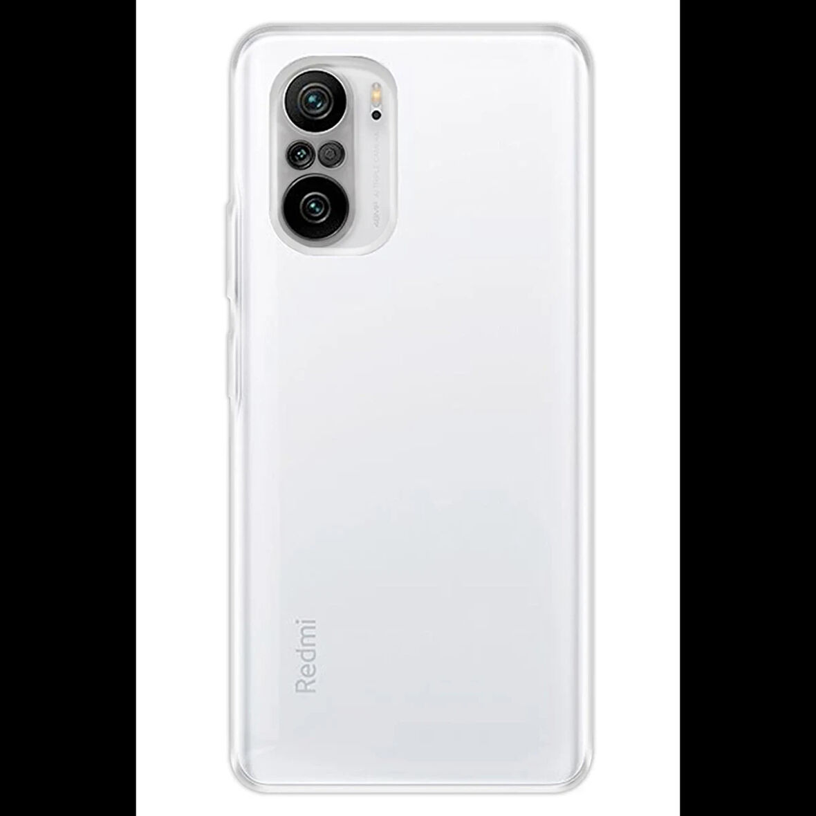 Newface Xiaomi Uyumlu Poco F3 Kılıf Deluxe 2mm Şeffaf Silikon - Şeffaf