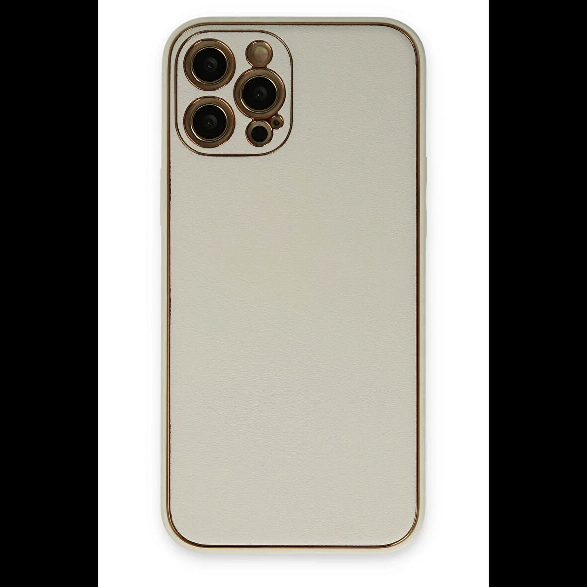 Newface iPhone 12 Pro Max Kılıf Coco Deri Silikon Kapak