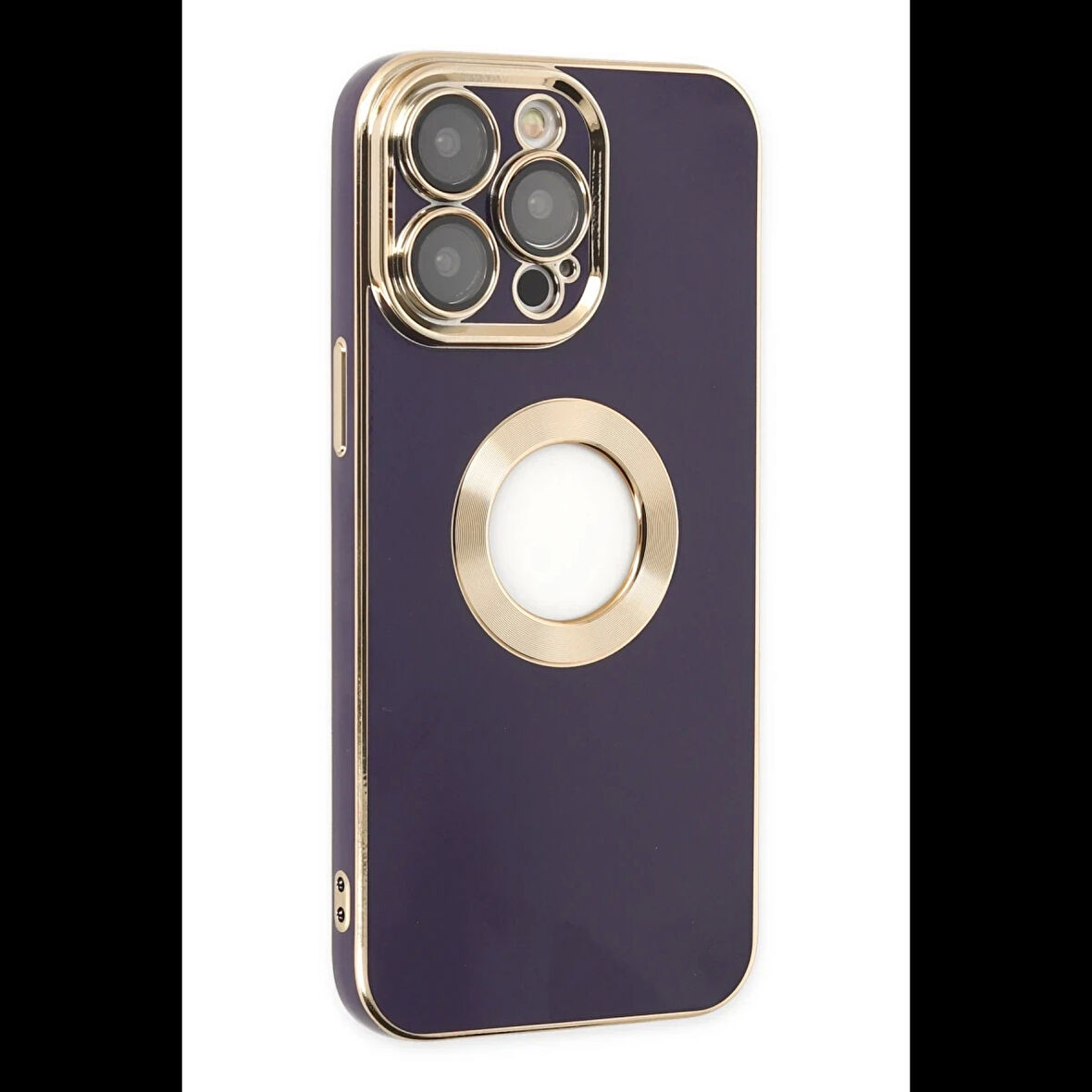 Newface iPhone 14 Pro Kılıf Store Silikon - Derin Mor