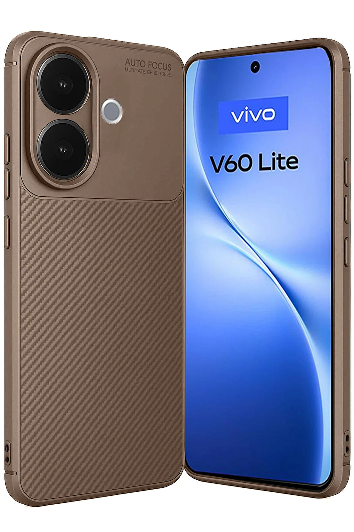 Vivo V60 Lite Auto Focus Karbon Kapak