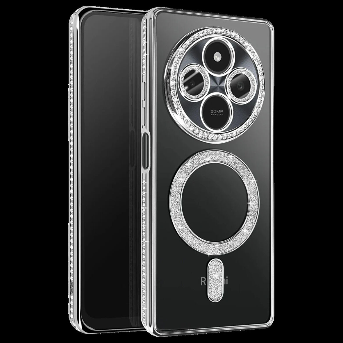 Joy Tekno Xiaomi Uyumlu Redmi 14C Joke Simli Magneticsafe Kılıf