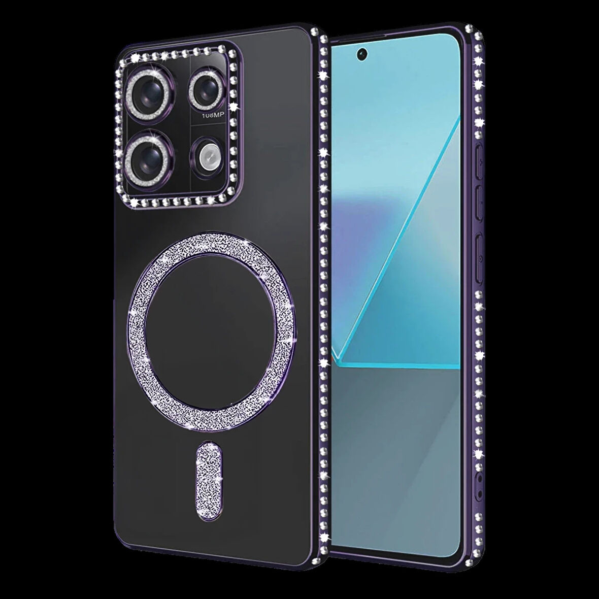 POCO M6 5G Joke Simli Magneticsafe Kılıf