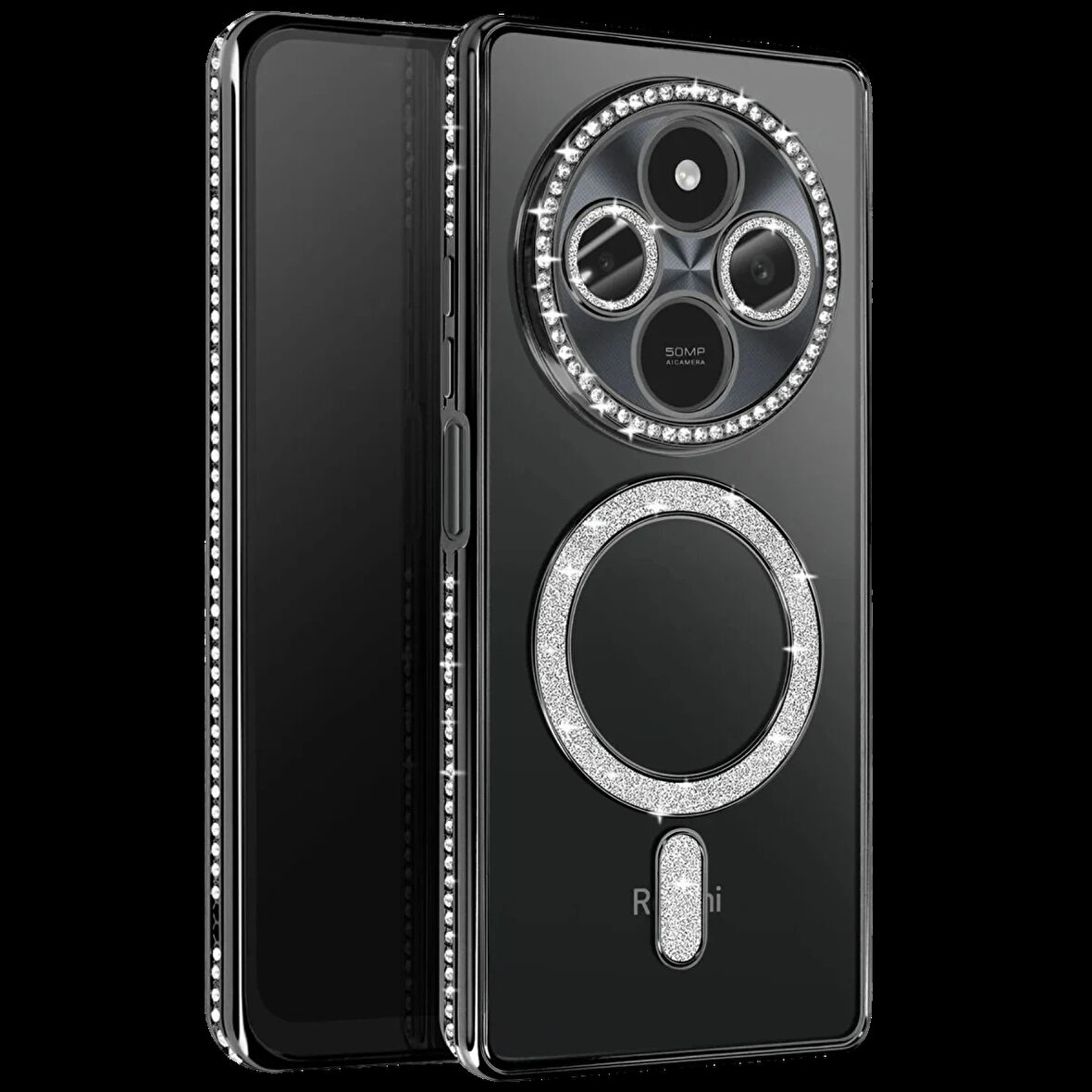 Joy Tekno Xiaomi Uyumlu Redmi 14C Joke Simli Magneticsafe Kılıf