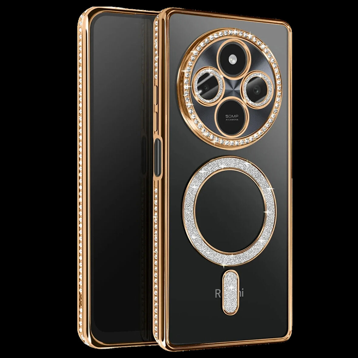 Joy Tekno Xiaomi Uyumlu Redmi 14C Joke Simli Magneticsafe Kılıf