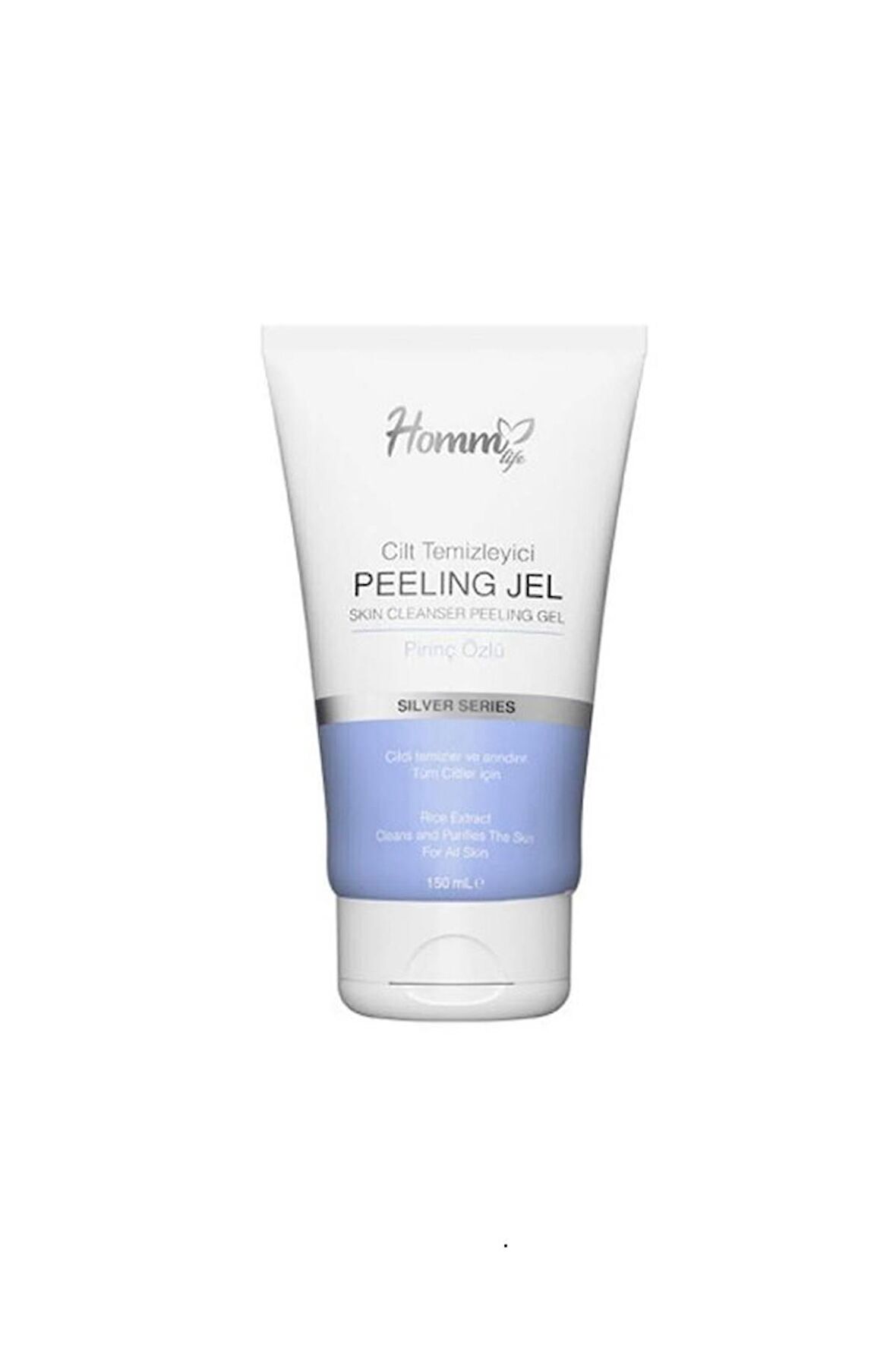 Homm Life Peeling Jel Pirinç Özlü 150 ml Cilt Arındırıcı