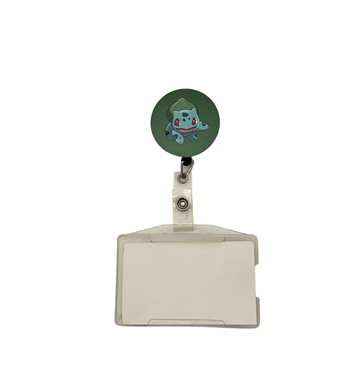 Pokemon Balbazar Temalı Metal Yoyo Kartlık Yoyo Yaka Kartlığı
