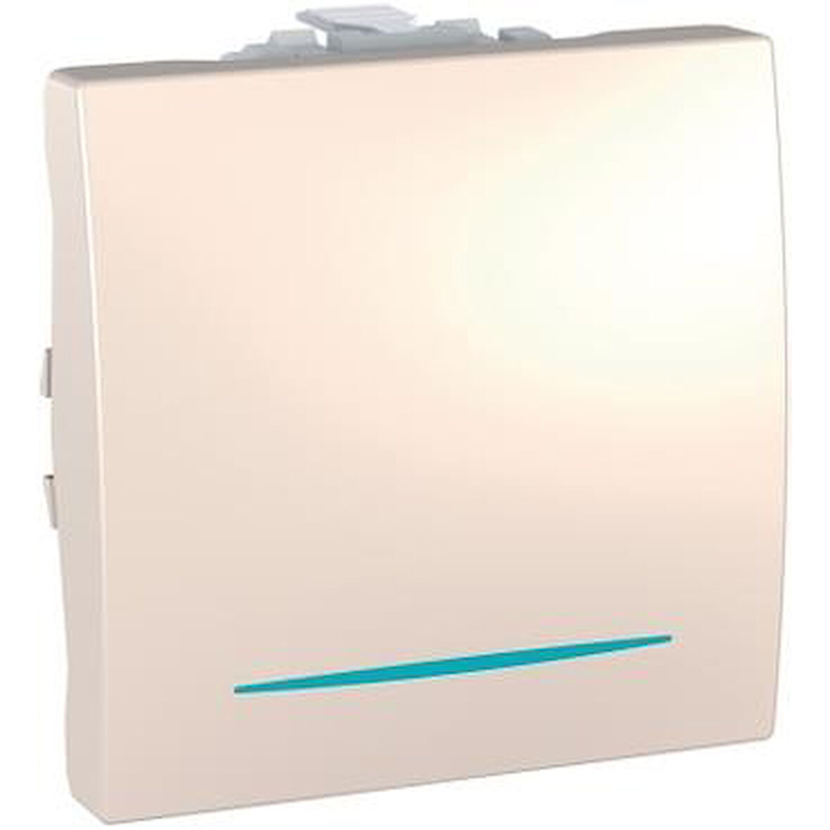 Schneider Electirc MGU3.201.25N, Unica - külbütör anahtarı - 1 yollu - 10 AX 250 VAC - 2 m - fildişi