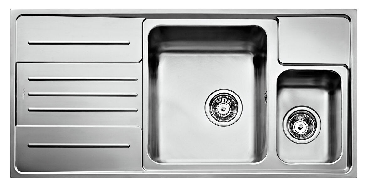 TEKA STAGE 60 B 1,5 GÖZLÜ SOL DAMLALIKLI TEZGAHÜSTÜ PASLANMAZ ÇELİK EVYE