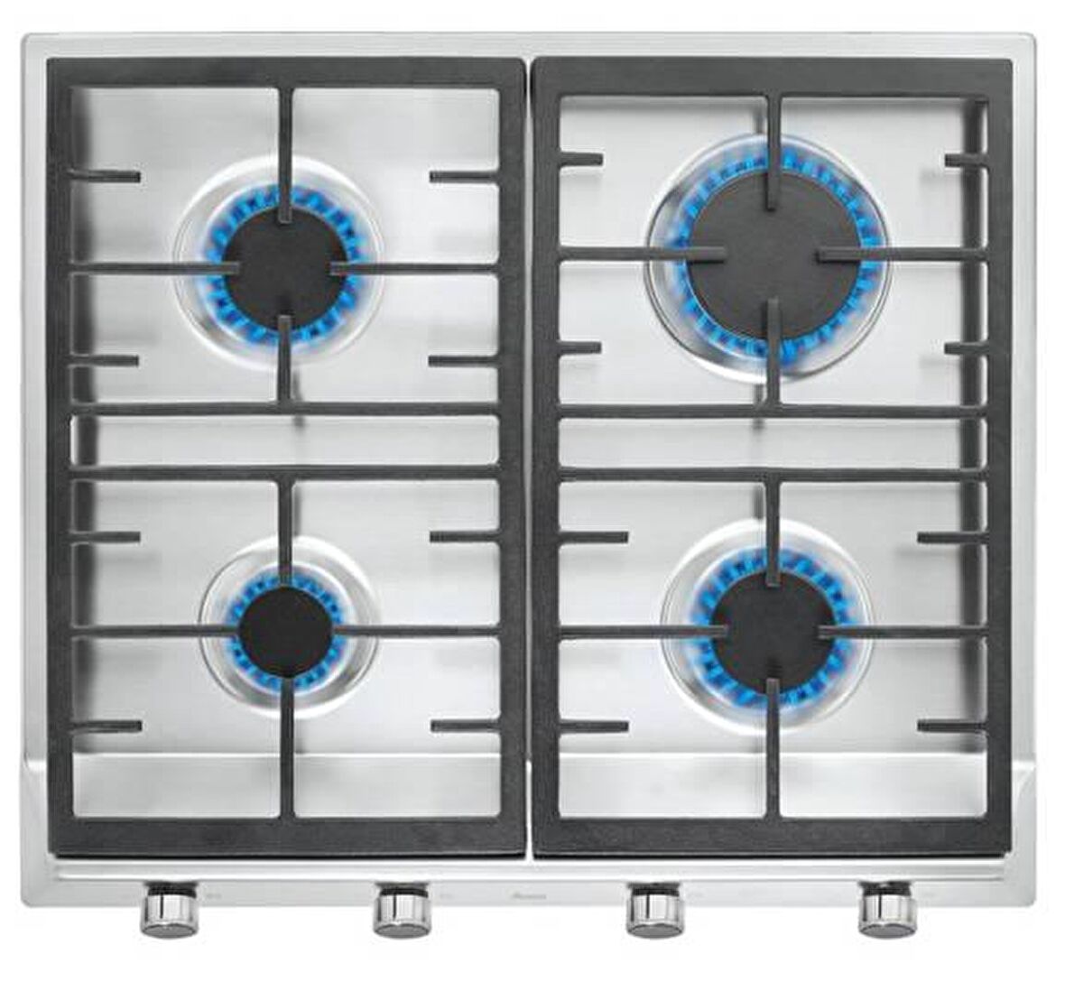 Teka - EX 60.1 4G AI AL CI - Ankastre Paslanmaz Çelik Gazlı Ocak - Döküm Izgara - Inox - 60 cm - 40212101