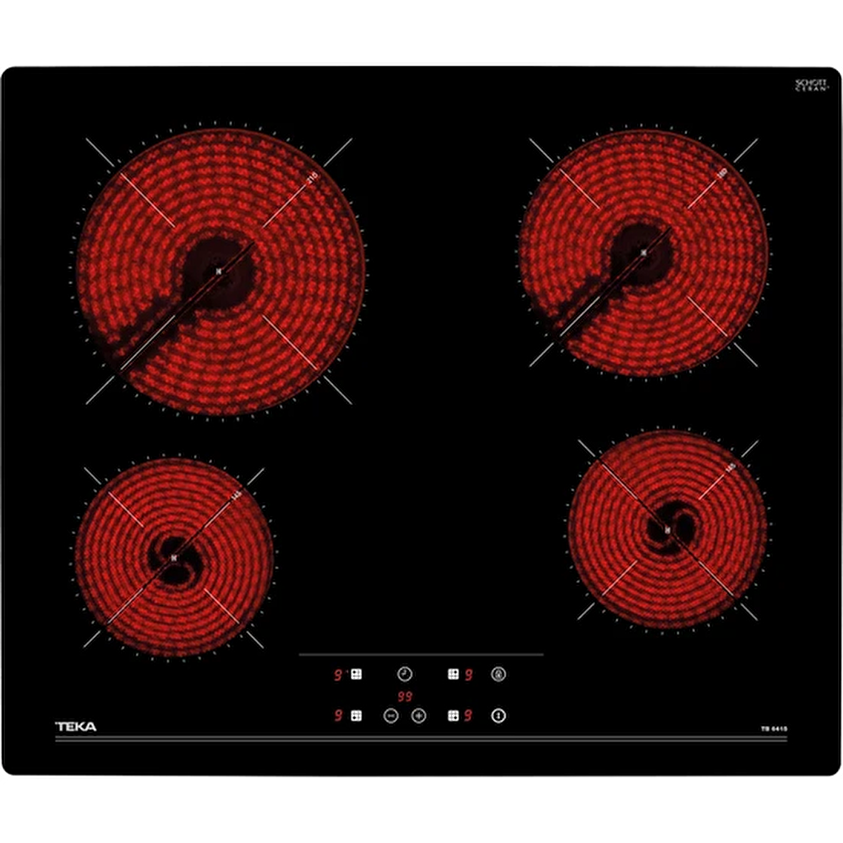 Teka TB 6415 Elektrikli 4 Gözlü Ankastre Ocak