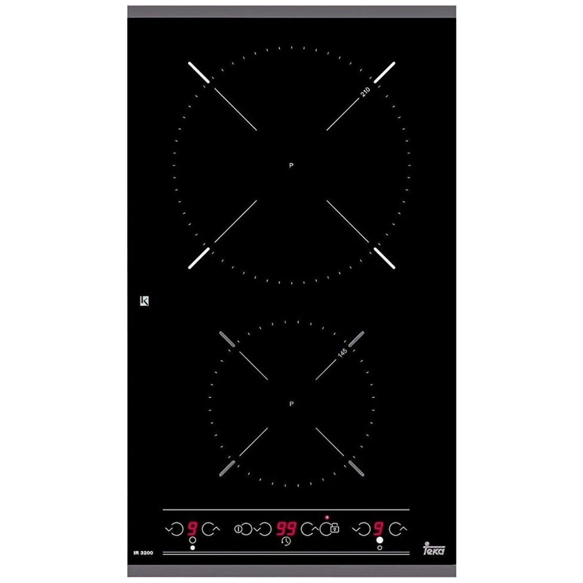 Teka IR 3200 2 Gözlü  Siyah İndüksiyon Ocak