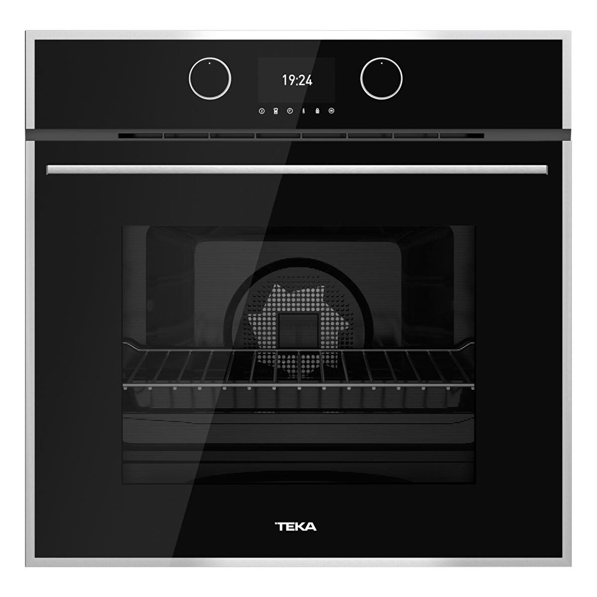 Teka - HLB 860 SS - Ankastre Multifonksiyonel Dijital Ekranlı Turbo Fırın - Siyah Cam - 70 lt - 41560090