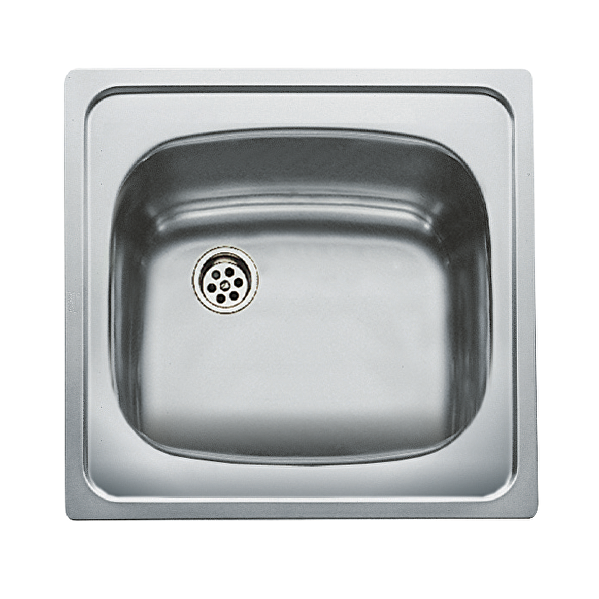 Teka E50 1B 46.5x44 Ankastre Sağ Batarya Çıkışlı Eviye Paslanmaz Çelik 46.5 cm