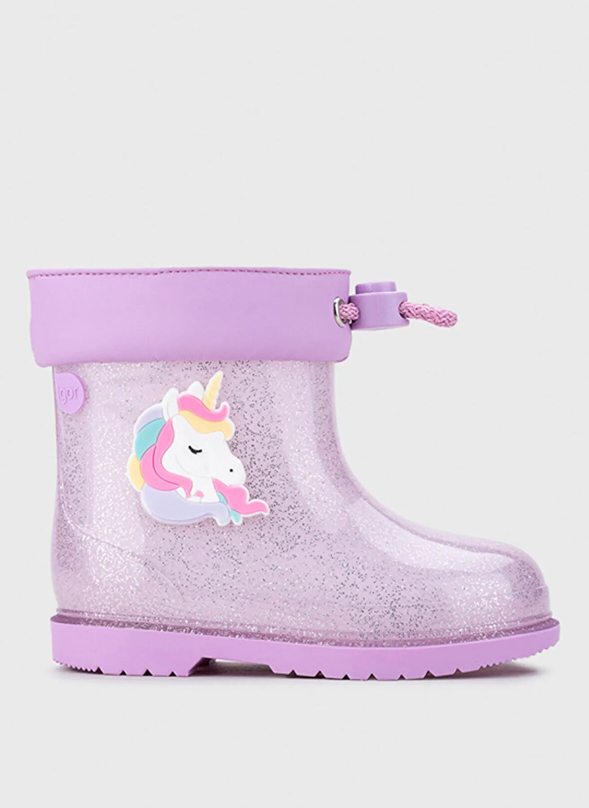 Igor Lila Bebek Yağmur Botu BIMBI UNICORNIO GLITTER