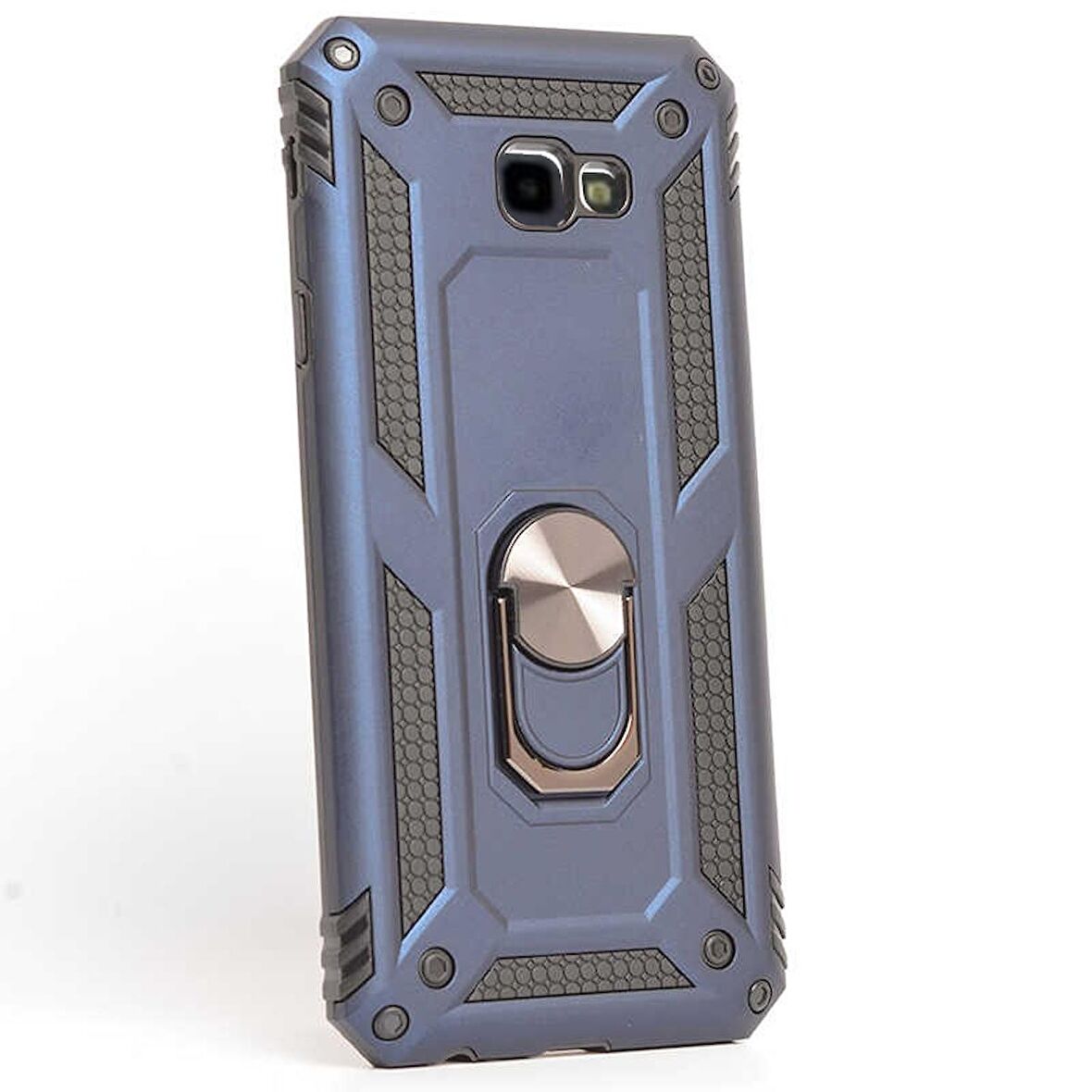 Gpack Samsung Galaxy J4 Plus Kılıf Vega Yüzüklü MıknatıslıNano Glass