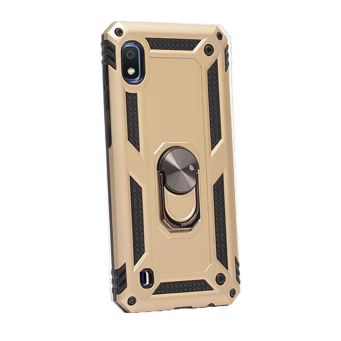 Gpack Samsung Galaxy M10 Kılıf Vega Standlı Yüzüklü Mıknatıslı