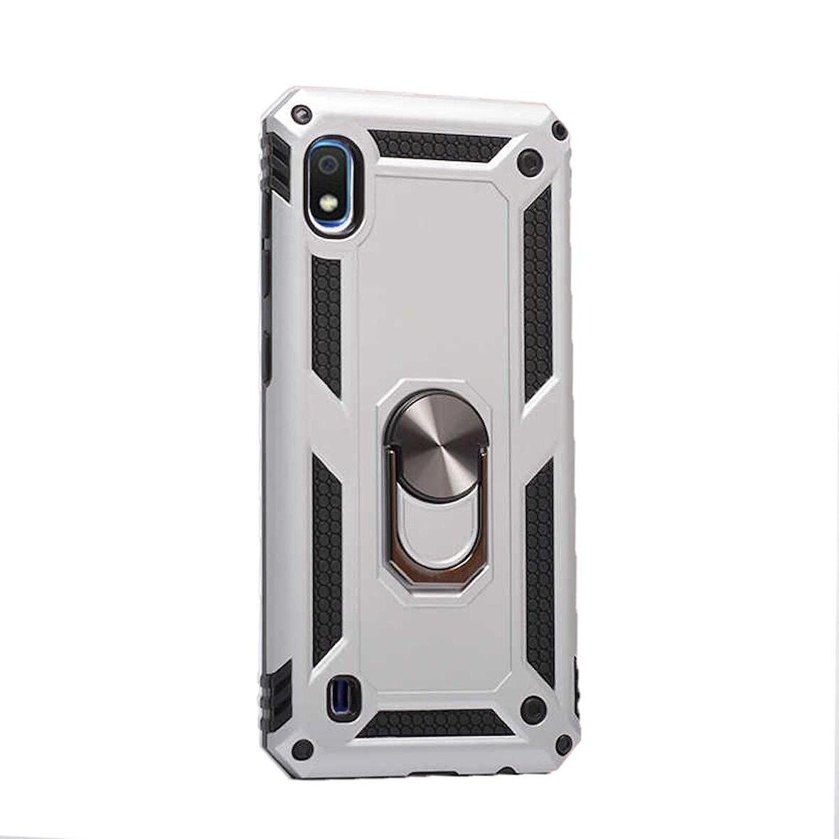 Gpack Samsung Galaxy M10 Kılıf Vega Yüzüklü MıknatıslıNano Glass