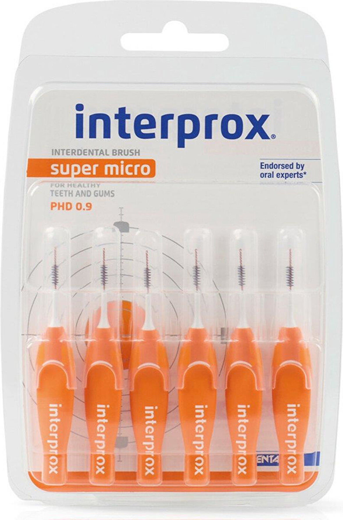 Interprox Interproximal Süper Micro 0.7mm Arayüz Fırçası 6 Adet TURUNCU