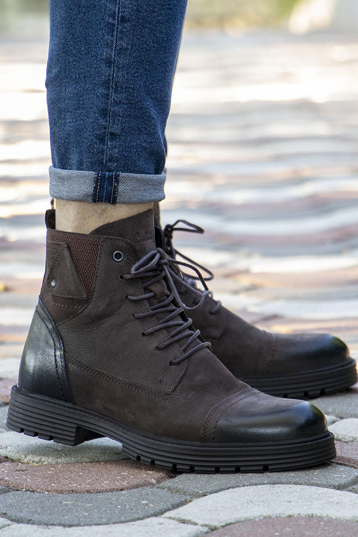 Pierre Cardin 77650 Hakiki Deri Fermuarlı Casual Erkek Bot