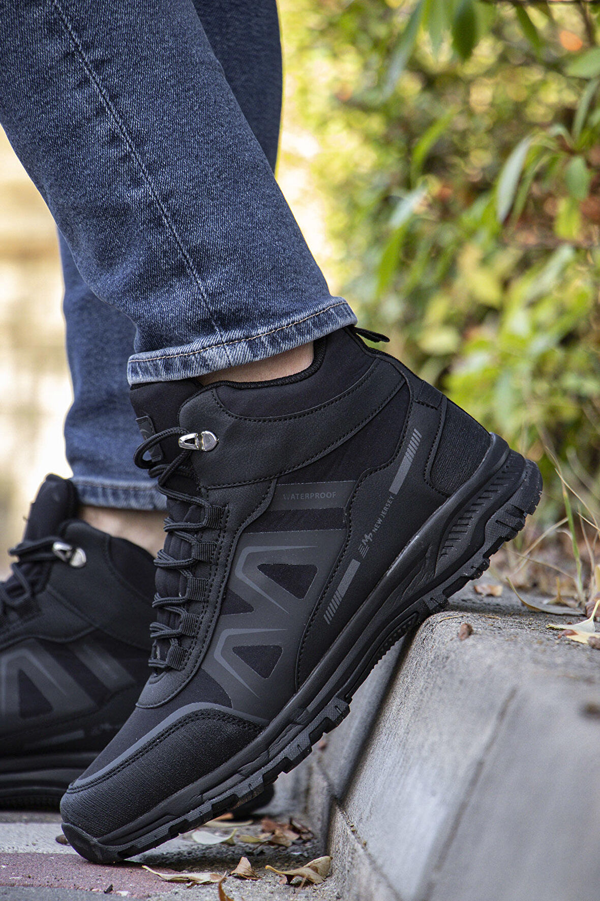 M.P. Jersey Kaymaz Taban Su Geçirmez Outdoor Erkek Bot