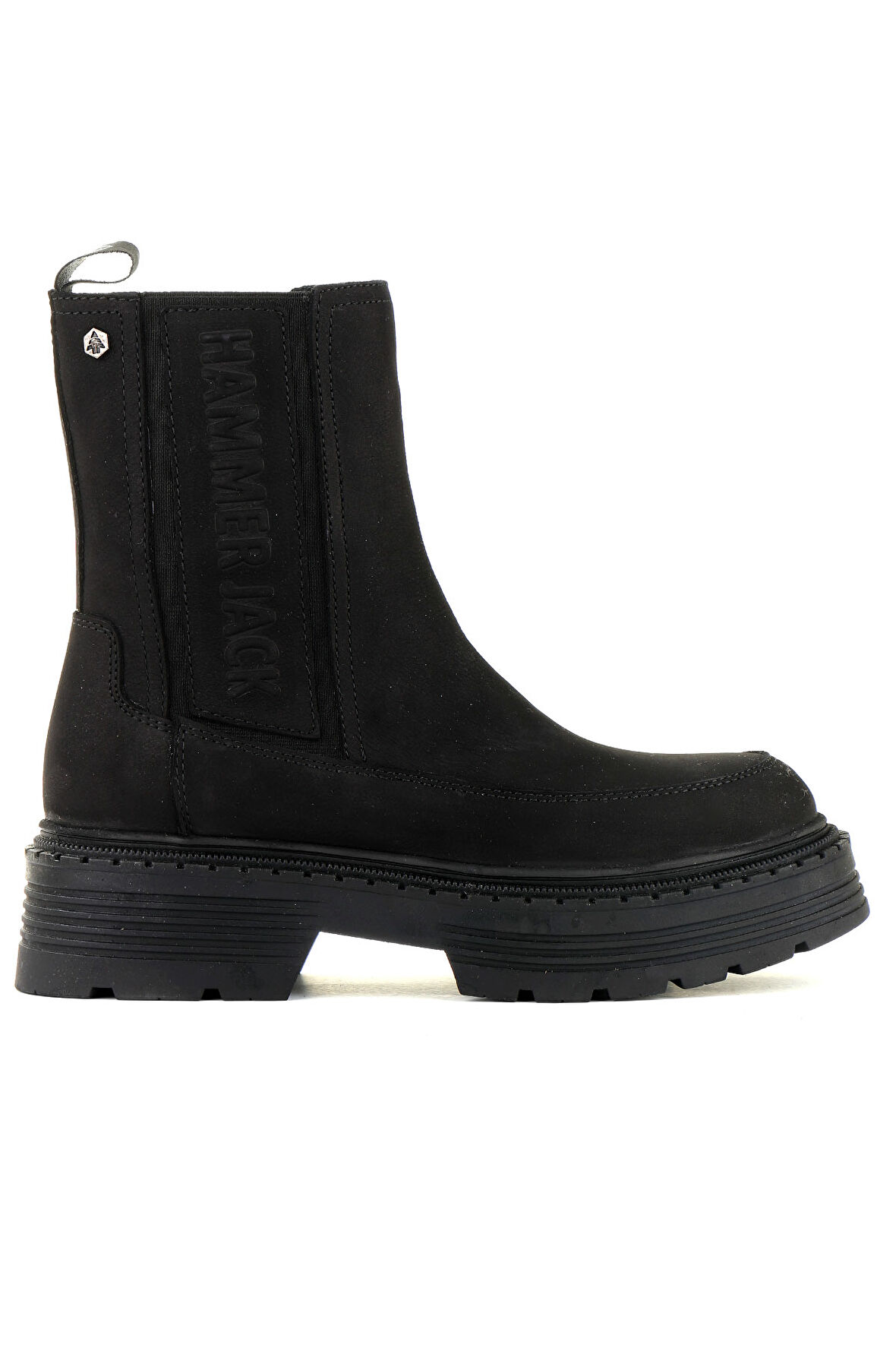 Hammer Jack 24595 Hakiki Deri Lastikli Uzun Kadın Bot