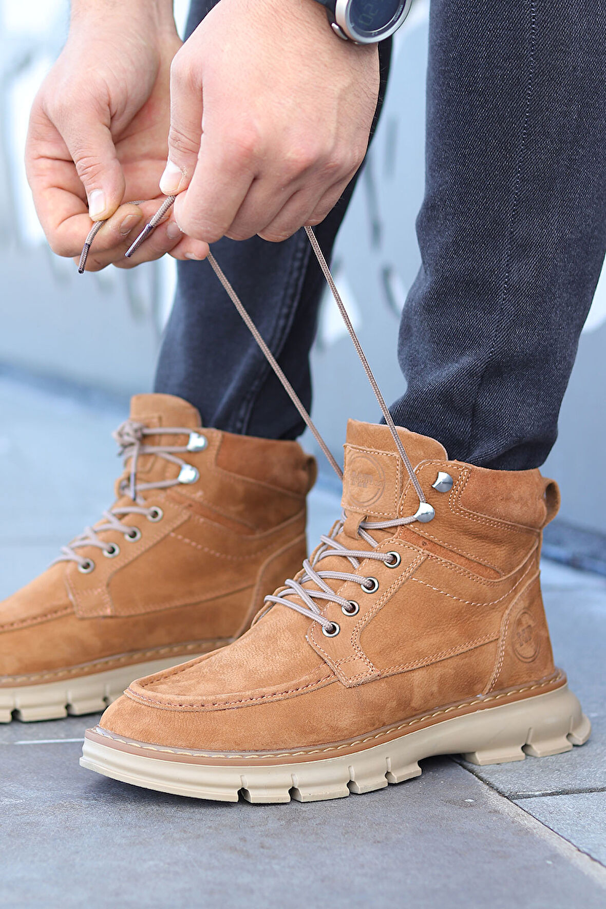 M.P. Dex Suya Dayanıklı Hakiki Deri Günlük Erkek Bot