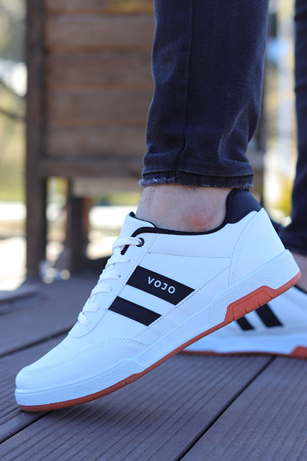 Vojo Gen 5 Rahat Taban Cilt Erkek Sneker Spor Ayakkabı