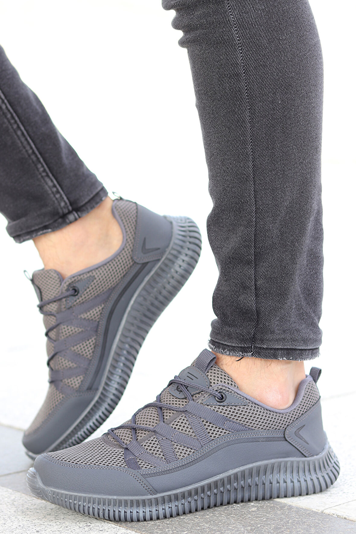 Vojo Zigzag Rahat Taban Erkek Sneaker Spor Ayakkabı