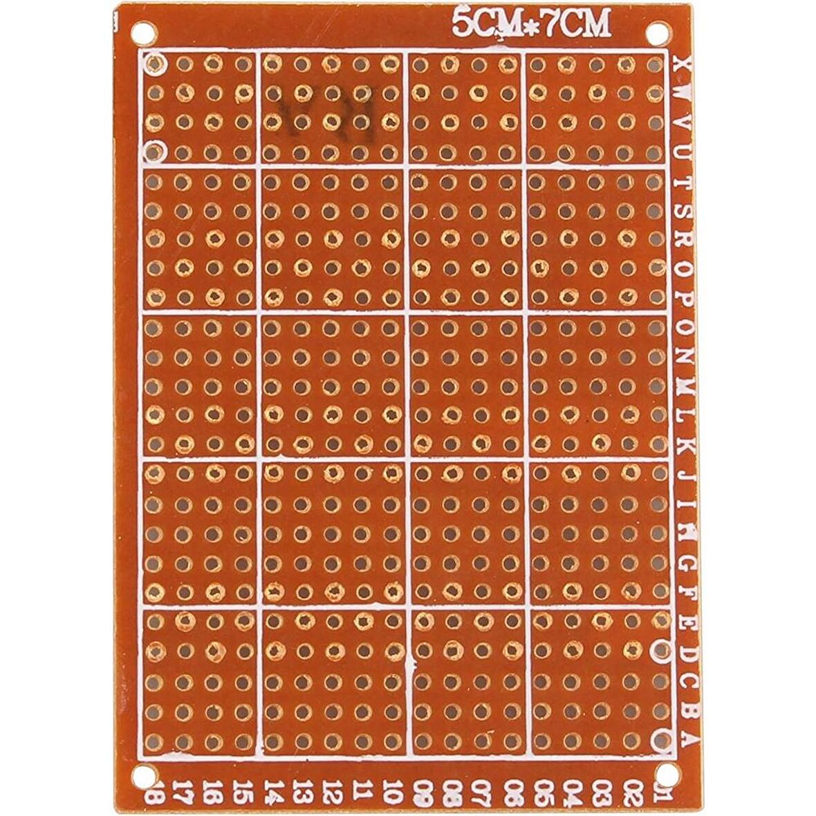 5X7cm Bakır PCB Prototip Kartı (Tek Taraflı)