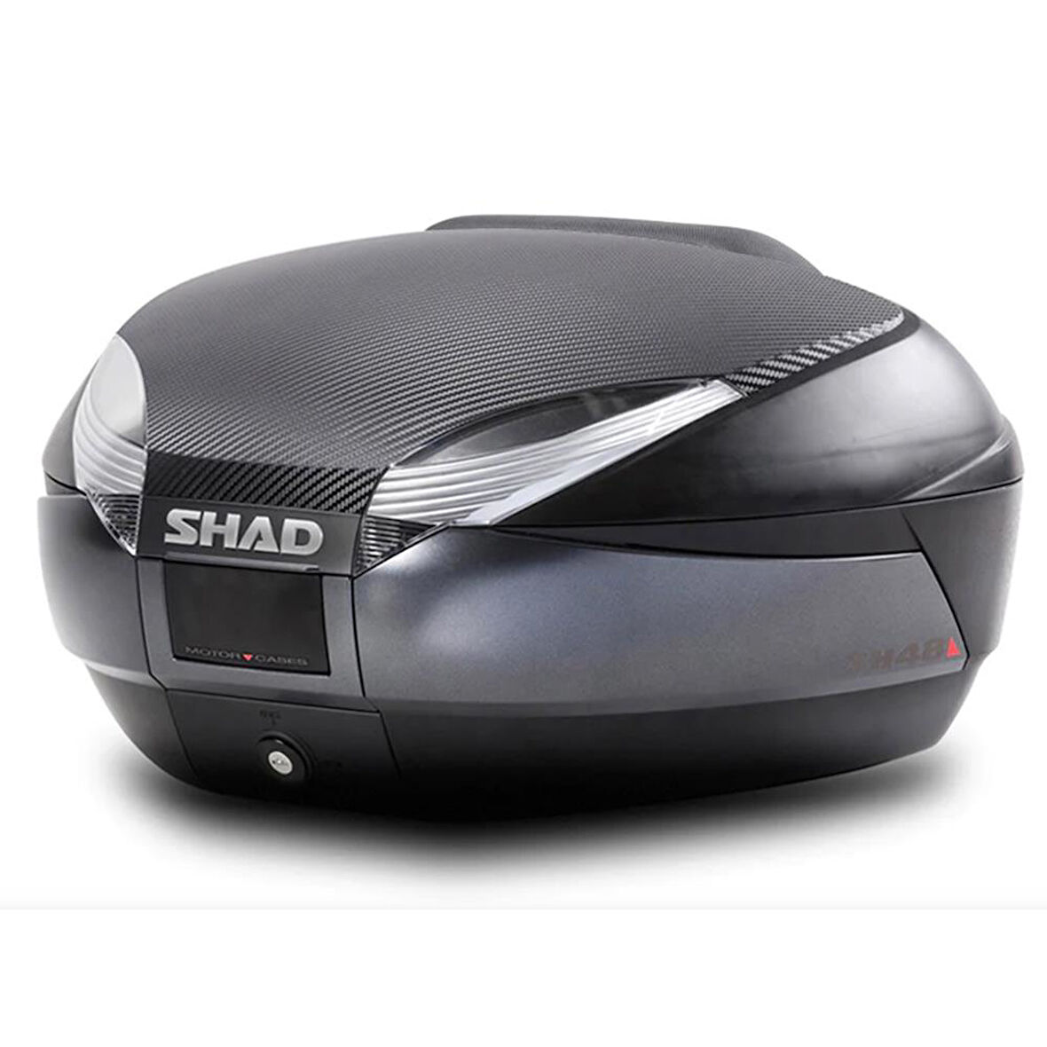 SHAD SH48 SİYAH+CARBON CANTA+SIRTLIK (48 Litre) D0B48306R