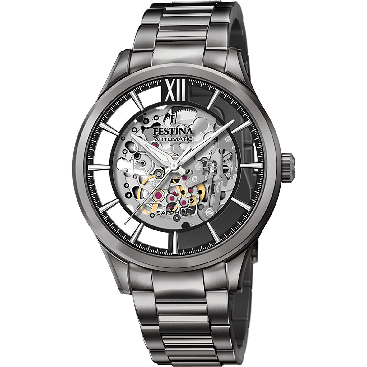 FESTINA F20632/1 AUTOMATIC SKELETON SAPPHIRE ERKEK KOL SAATİ