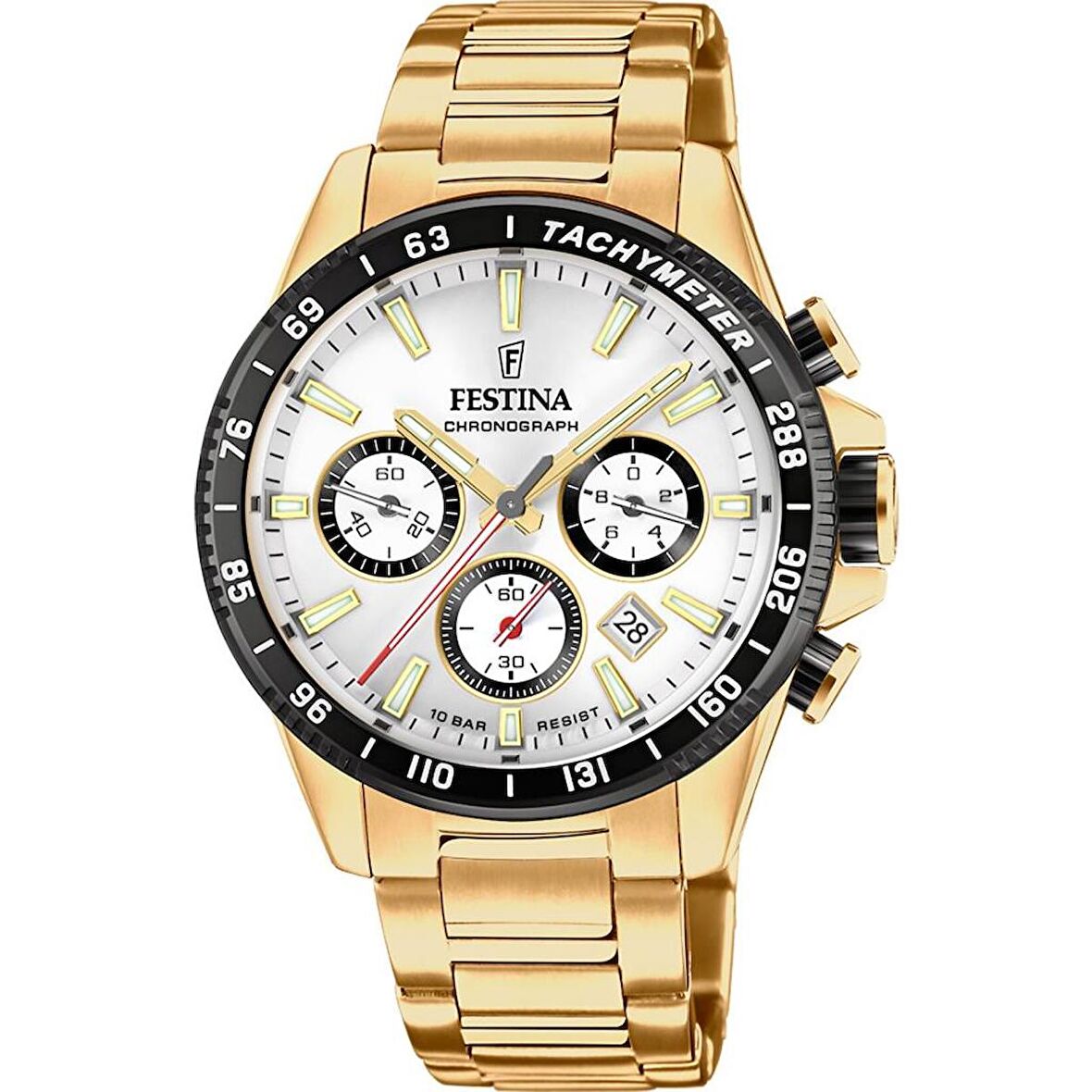 FESTINA F20634/1 ALTIN KAPLAMA ERKEK KOL SAATİ