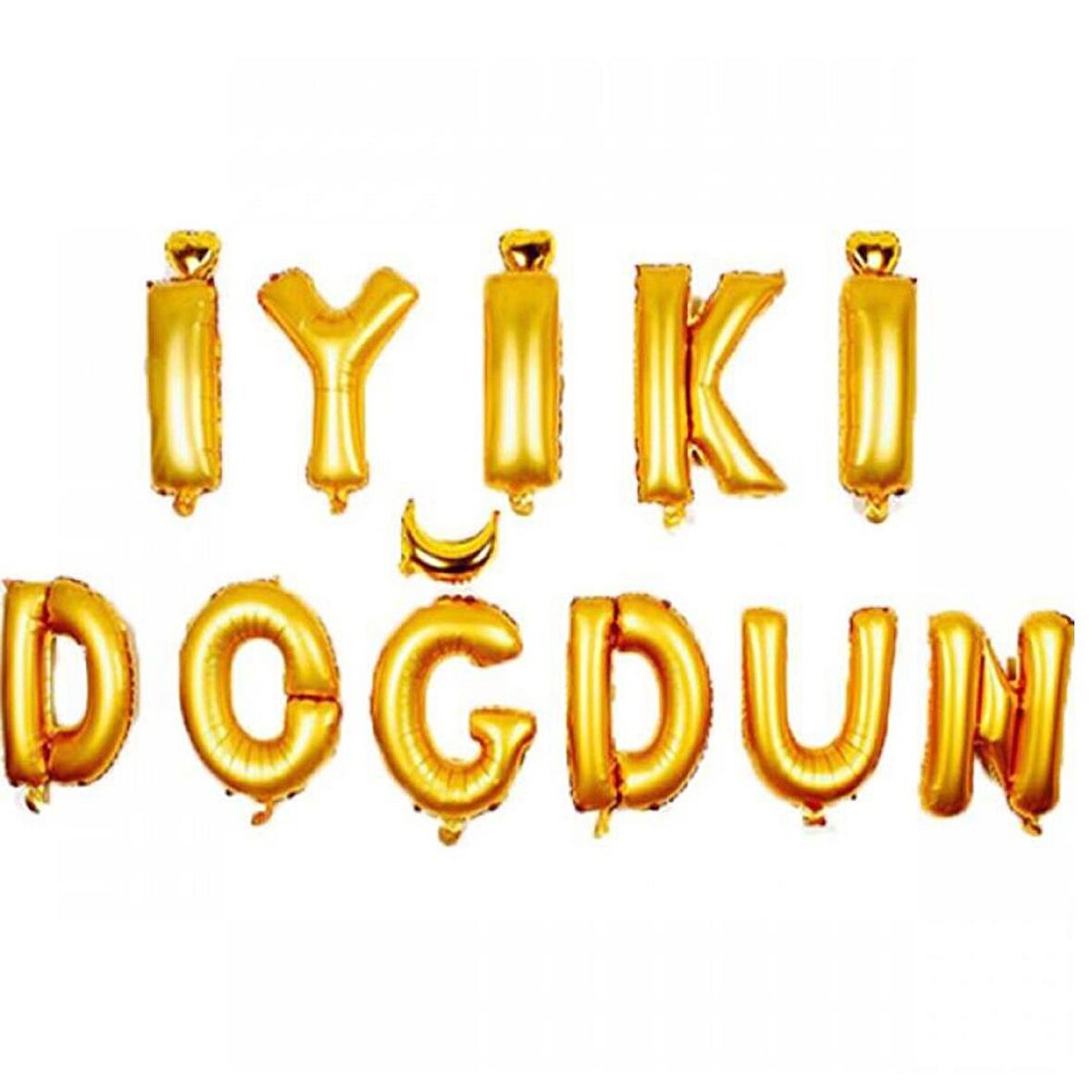 İYİKİ DOĞDUN GOLD (ALTIN SARISI) FOLYO BALON