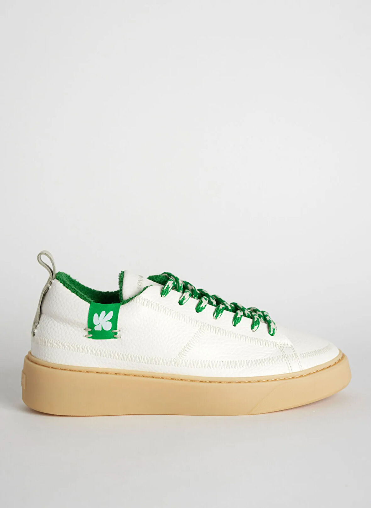 Bonamaso Sneaker, 36, Beyaz - Yeşil