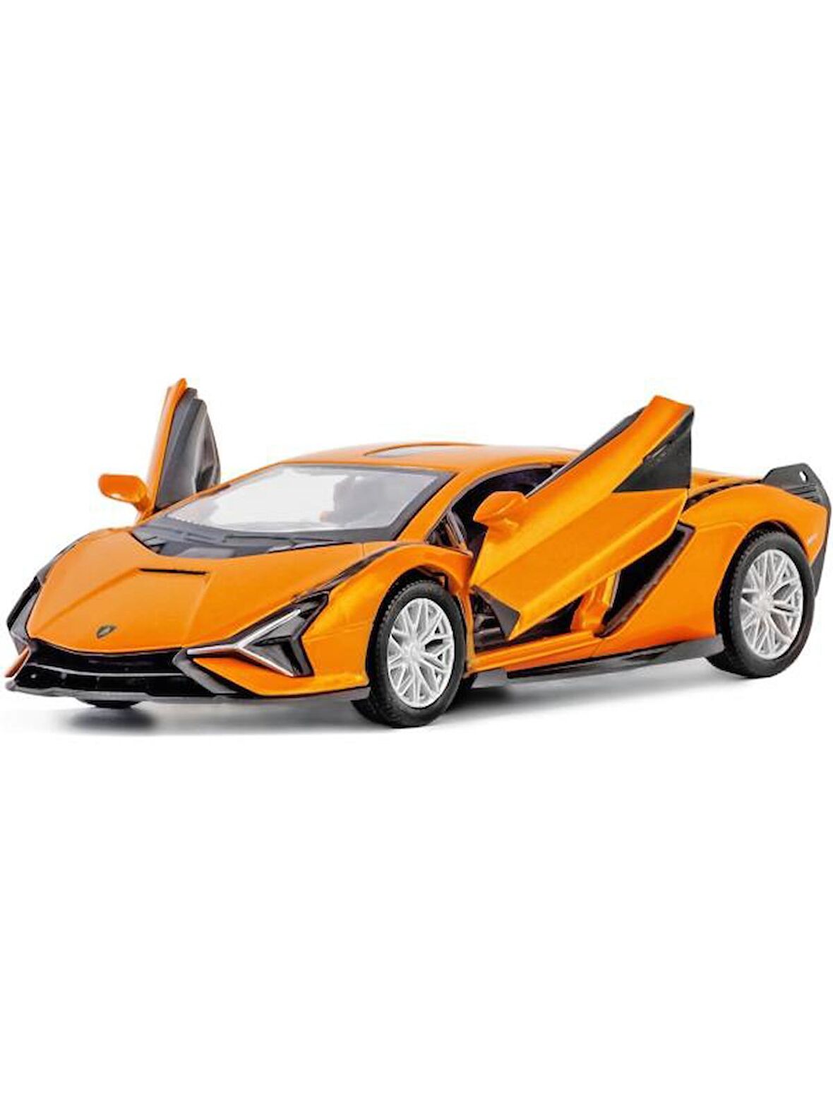 Kinsmart Lamborghini Sian 1:36 Ölçek Diecast Model Araba Turuncu