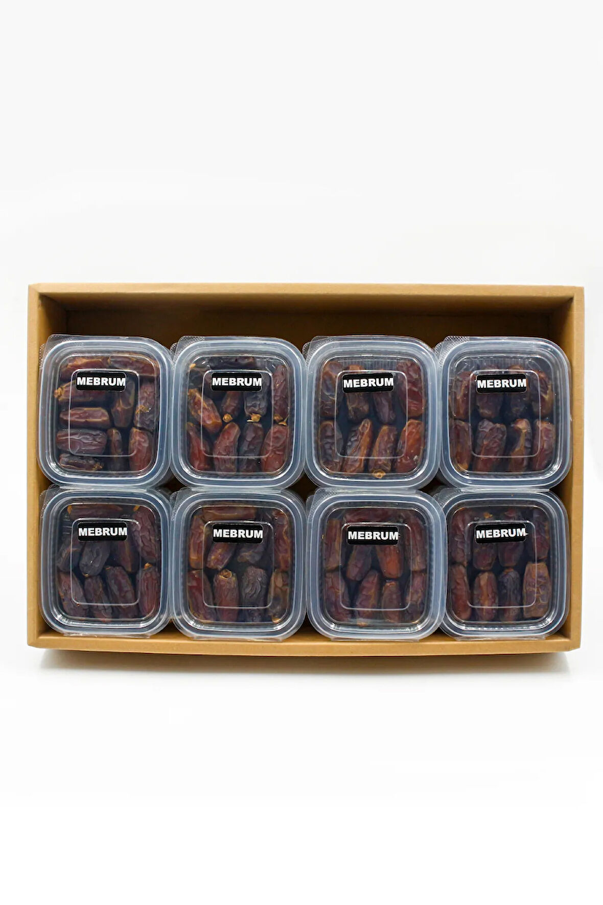 Mebrum Lüks Medine Hurma 24 Paket 100GR Tadımlık Yeni Mahsül İnce Kabuklu Besleyici Dayanıklı Set