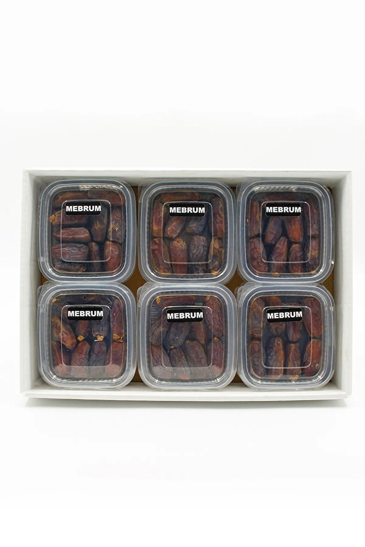 Mebrum Lüks Medine Hurma 12 Paket 100GR Tadımlık Yeni Mahsül İnce Kabuklu Besleyici Dayanıklı Set