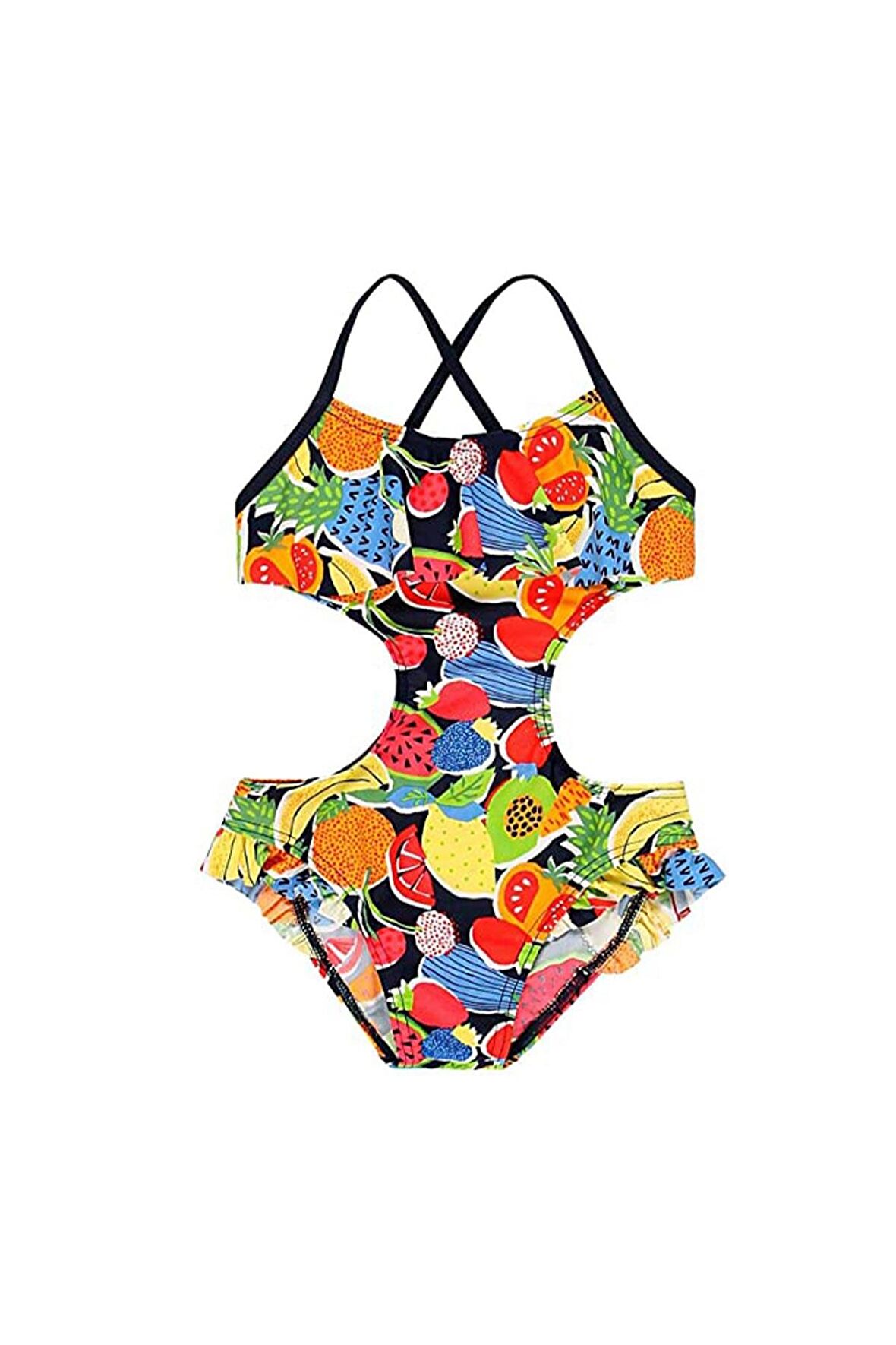 Boboli Kız Çocuk Mayo Meyve Desenli Çok Renkli