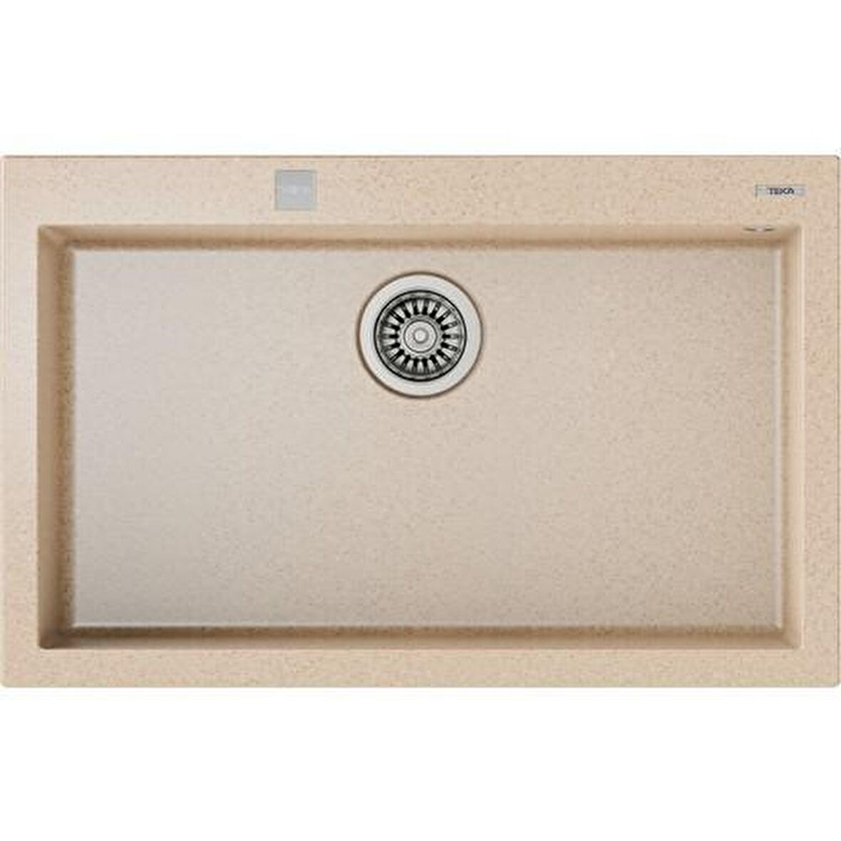 Teka - FORSQUARE 72.40 TG AVENA BEIGE - Ankastre Kumanda Sifonlu Granit Eviye - Bej - 72 cm - 115230002