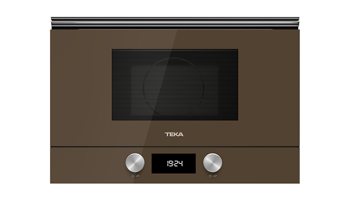 Teka - ML 8220 BIS L LB - Ankastre Mikrodalga Fırın + Izgara - Kahverengi Cam - 22 lt - 112030003