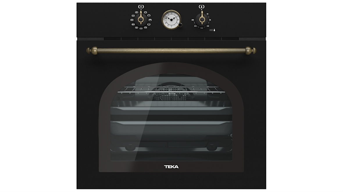 Teka - HRB 6300 AT - Ankastre Multifonksiyonel Analog Zamanlayıcılı Country Fırın - Antrasit - 70 lt - 111010010