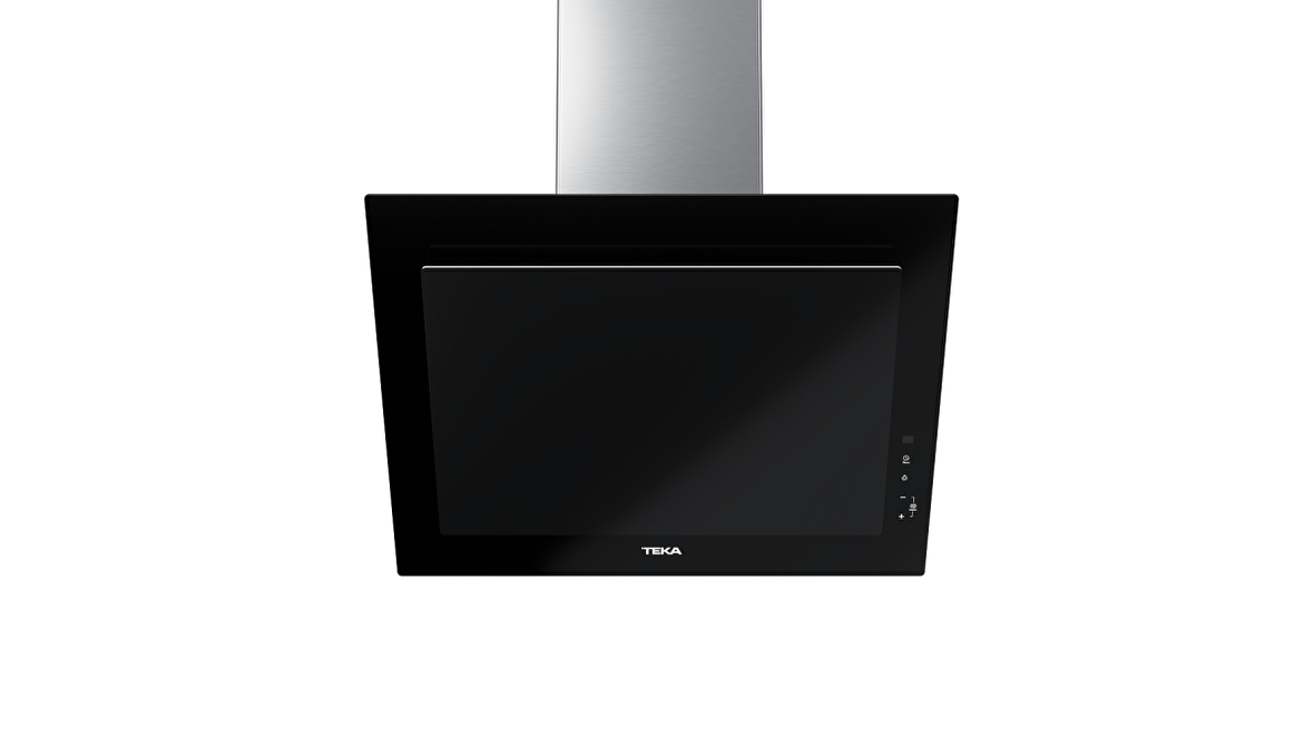 Teka - DVT 68660 TBS BK - Duvar Tipi Davlumbaz - 698 m³/h - Inox/Siyah Cam - 60 cm - 112930039