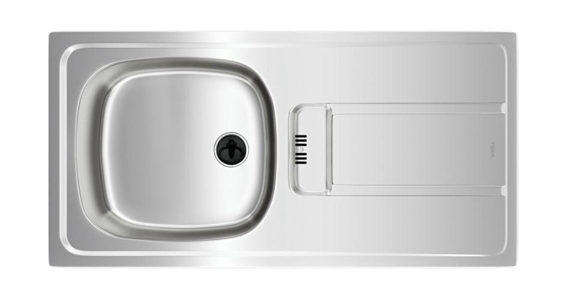 Teka GRAVITY Ankastre Sağ Damlalıklı Eviye Paslanmaz Çelik 86 cm