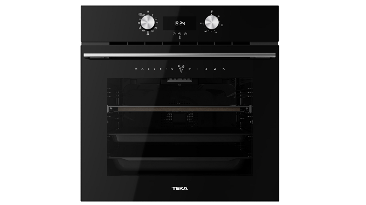 Teka - PIZZA HLB 8510 P - Ankastre Multifonksiyonel Dijital Ekranlı Turbo Fırın - Siyah Cam - 70 lt - 111000046