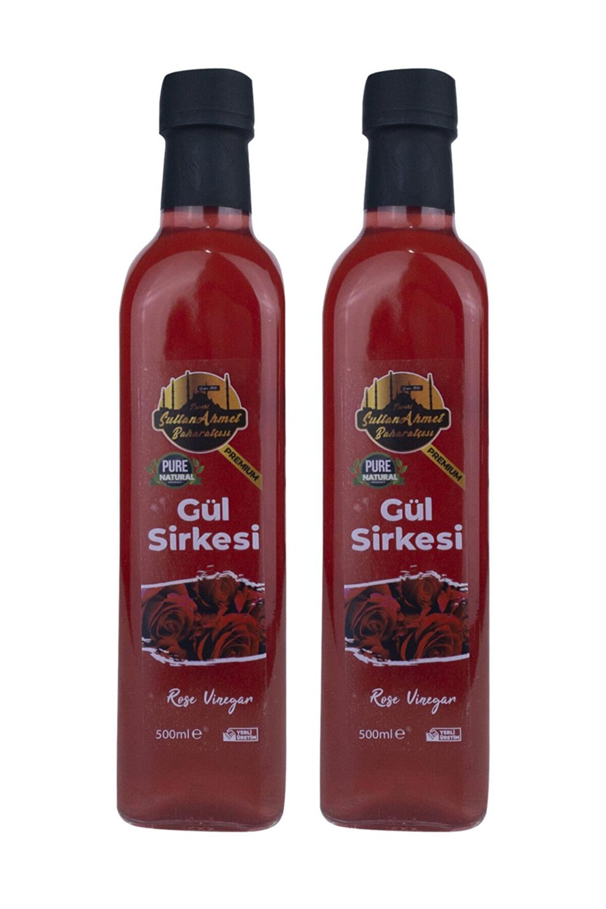 Gül Sirkesi 2x500ml (Özel Üretim)